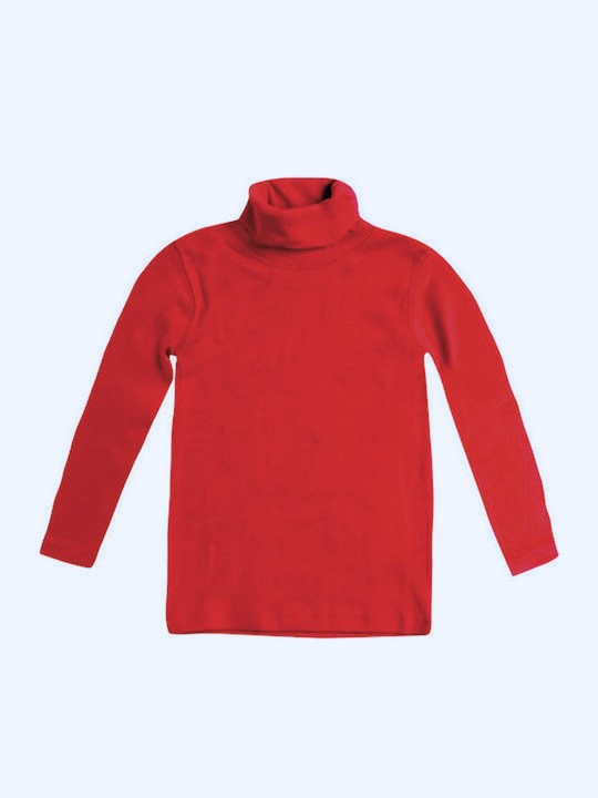 Μπλούζα ζιβάγκο παιδική κόκκινη unisex 6-14 ετών