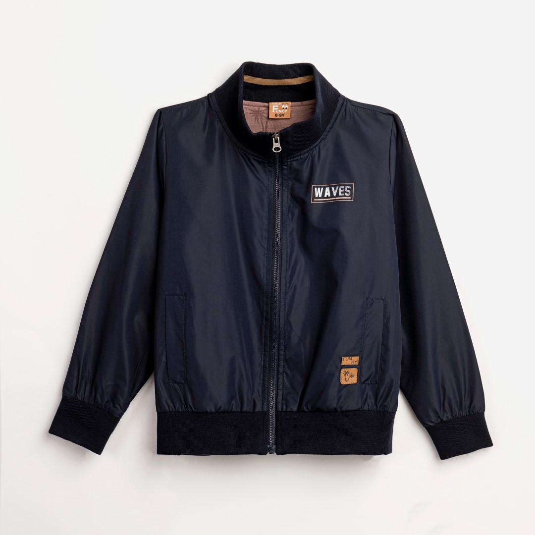 Ανοιξιάτικο Παιδικό Τζάκετ Αδιάβροχο – Navy Blue (6-16 ετών)