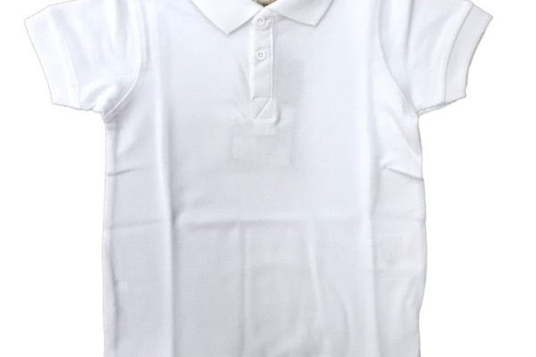 Μπλουζάκι Καλοκαιρινό Polo White 1-6 ετών