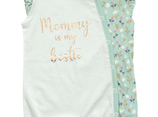 Φορμάκι βρεφικό κορίτσι καλοκαιρινό mammy is bestie 0-9M