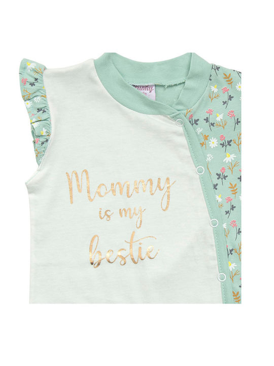 Φορμάκι βρεφικό κορίτσι καλοκαιρινό mammy is bestie 0-9M