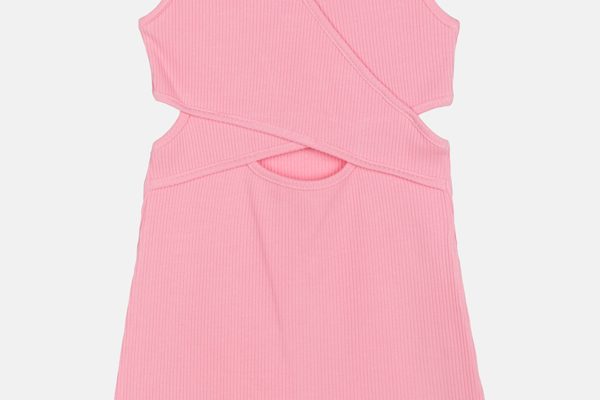 Φόρεμα παιδικό CROSS MY HEART DRESS Ροζ