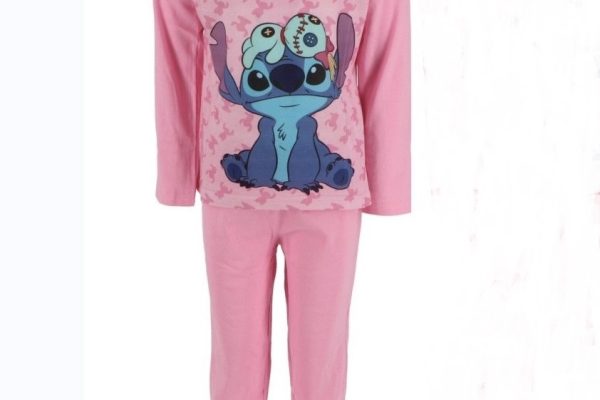 Παιδική Πιτζάμα Κορίτσι Lilo & Stitch Disney – Ροζ