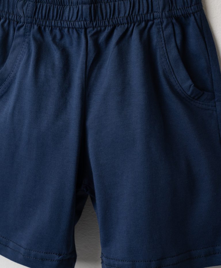 Σετ Μακό Τιράντα Αγόρι SURF Nek Kids Wear 2-6 Ετών με Κίτρινη Μπλούζα & Μπλε Βερμούδα