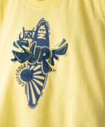 Σετ Μακό Τιράντα Αγόρι SURF Nek Kids Wear 2-6 Ετών με Κίτρινη Μπλούζα & Μπλε Βερμούδα