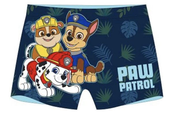 Παιδικό μαγιό αγόρι PAW Patrol πετρόλ/βεραμάν με αγαπημένους ήρωες