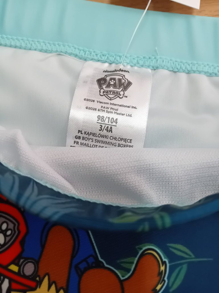 Παιδικό μαγιό αγόρι PAW Patrol πετρόλ/βεραμάν με αγαπημένους ήρωες