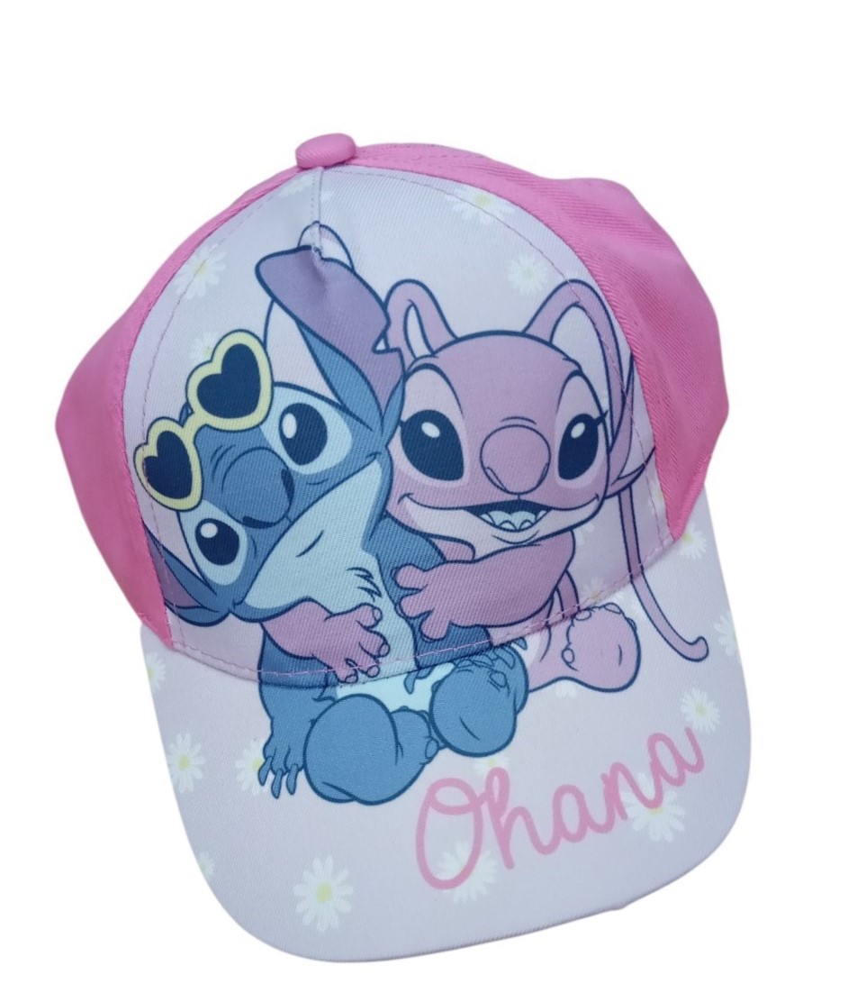 Παιδικό καπέλο Stitch της Disney σε ροζ χρώμα 48cm
