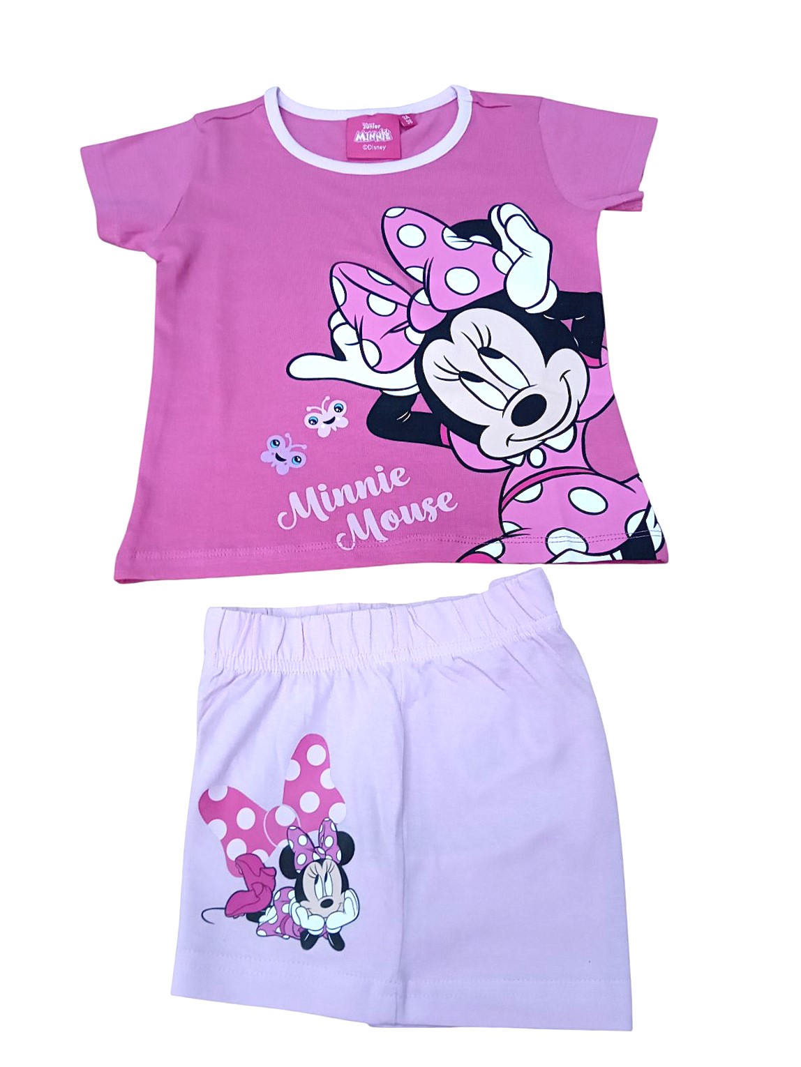 Παιδικό σετ κοριτσιού Minnie Disney 3-8 ετών φούξια/ροζ