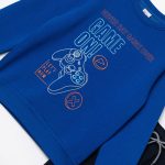 Παιδικό Σετ Φόρμας Φούτερ Αγόρι Funky 6-12 Ετών – Ρουά/Μπλε