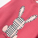 Παιδικό Σετ Φόρμας Φούτερ Κορίτσι Funky 6-12 Ετών – Τριανταφυλλί/Μπλε