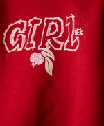 Σετ φόρμας φούτερ GIRL σε κόκκινο χρώμα για κορίτσι 2-6 ετών – ΝΕΚ