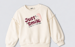 Σετ φόρμας φούτερ Just Smile για κορίτσι 2-6 ετών – ΝΕΚ