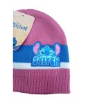 Πλεκτός σκούφος Stitch Disney σε ροζ χρώμα – 2 μεγέθη