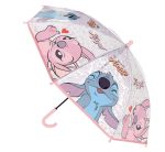 Παιδική ομπρέλα Stitch Disney σε ροζ/μοβ αποχρώσεις για κορίτσι