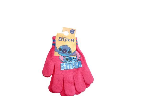 Παιδικά γάντια Stitch Disney σε κοραλί χρώμα